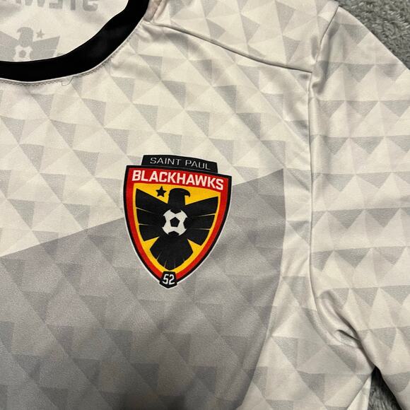 Podiumwear Shirt Mens Medium Blackhawks Jersey Soccer Performance - Picture 2 of 6